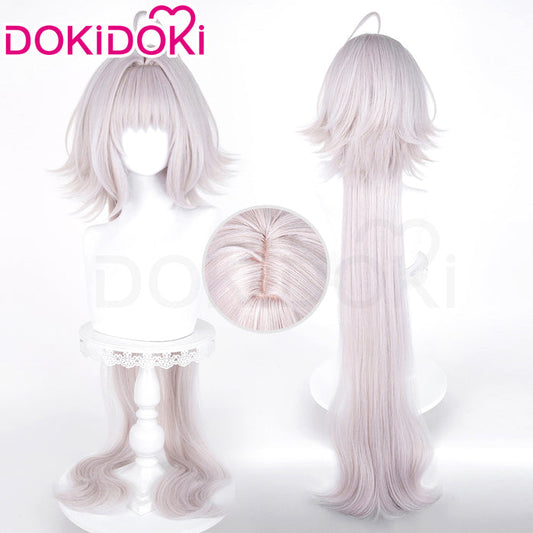 【Ready For Ship】DokiDoki Game Fate/stay night Cosplay Alter Saber Wig Long Silver Hair FGO