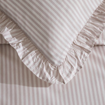 Remy 200 Thread Count Duvet Cover & Pillowcase Set - Blush - DUSK