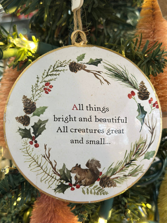 Sentiment Ornament Ganz Seasonal & Holiday Decorations