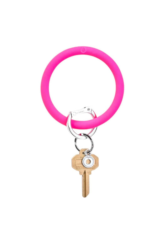 Silicone Big O Keychain - Tickled Pink Oventure Key Ring
