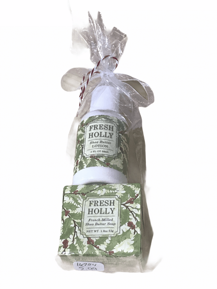 Soap/Lotion Stocking Stuffer Combo Greenwich Trading Company BODY Fresh Holly (shea)