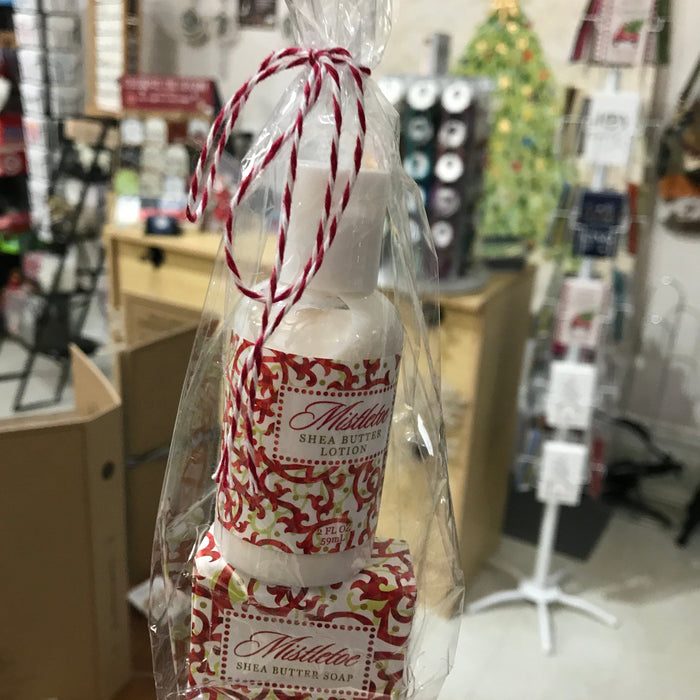 Soap/Lotion Stocking Stuffer Combo Greenwich Trading Company BODY Mistletoe