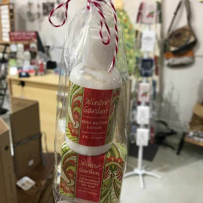 Soap/Lotion Stocking Stuffer Combo Greenwich Trading Company BODY Winter Garden