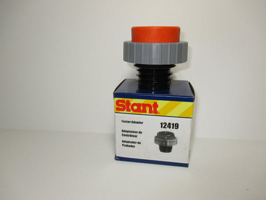 STANT FUEL CAP ADAPTER 12419, ORANGE WITH GRAY RING