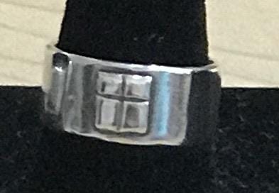 Cross Ring Holly Lane Designs Silver Ring