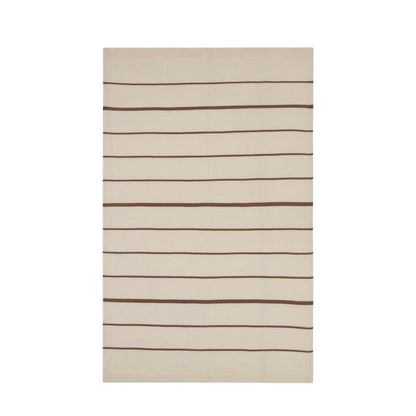 Stripe Knit Sofa Throw - Taupe - DUSK