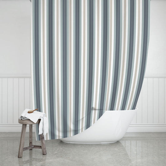 Shower Curtain Striped, Bath Curtain, Bathroom Decor & Accessories | Pippa + June