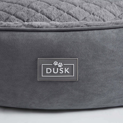 Super Soft Faux Fur Dog Bed - Charcoal - DUSK