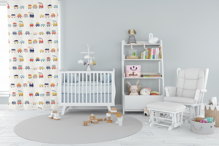 Boys Blackout Curtain Panels Transport Train, Boys Bedroom Window Curtains, Boys Window Panels, Boys Window Coverings, Boys Bedroom Curtains, Boys Nursery Curtains Made in the USA | Pippa + June