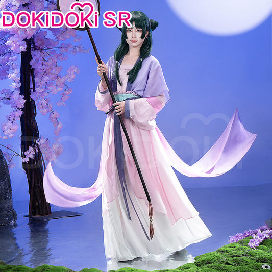 【US LOCAL SHIPPING 】【Size XS-3XL】DokiDoki-SR Anime The Apothecary Diaries Cosplay Maomao Costume / Wig Mao Mao MOON FAIRY